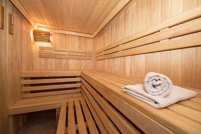 odpočinek v sauně